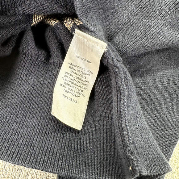 Refectory Sweater Mens Medium‎ 1/4 Button Multicolor Striped Pullover - Picture 6 of 9